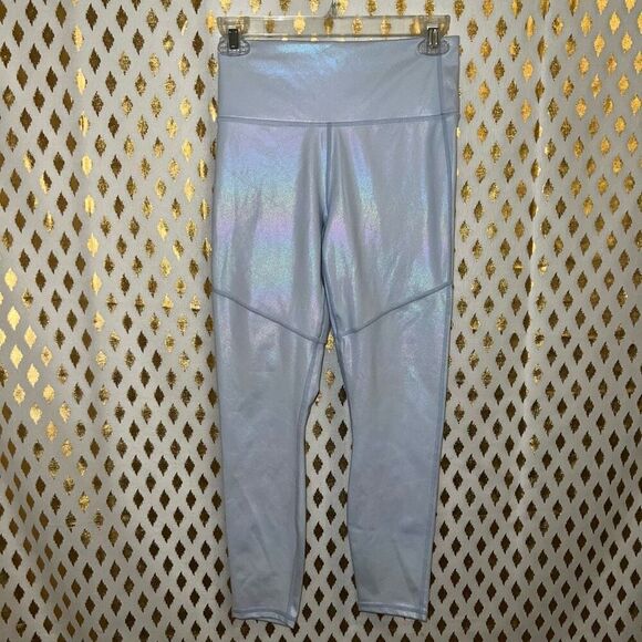 Fabletics PureLuxe Iridescent 7/8 Leggings Iridescent powder blue size S - Picture 6 of 10